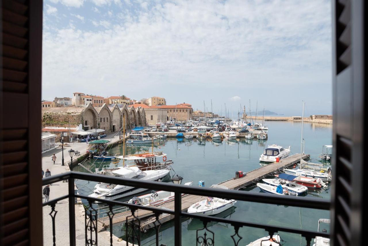 Destino Home Overlooking The Venetian Port Of Chania ハニア エクステリア 写真